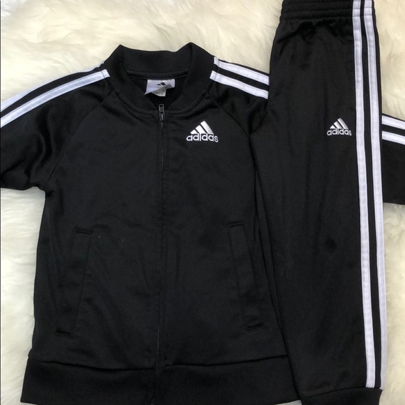 adidas Other - Classic 2 stripe adidas set pants and zip up top